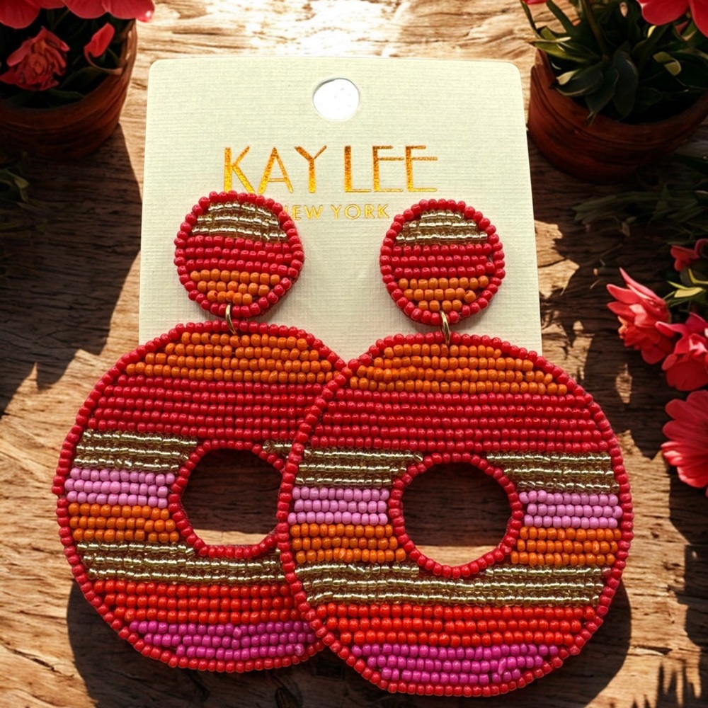 Kay Lee Seed Bead Earrings